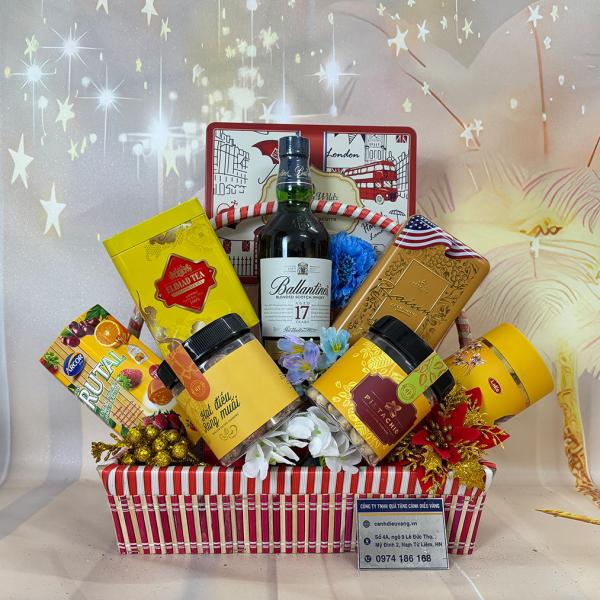 Giỏ Quà Tết Thịnh Vượng GQT2185